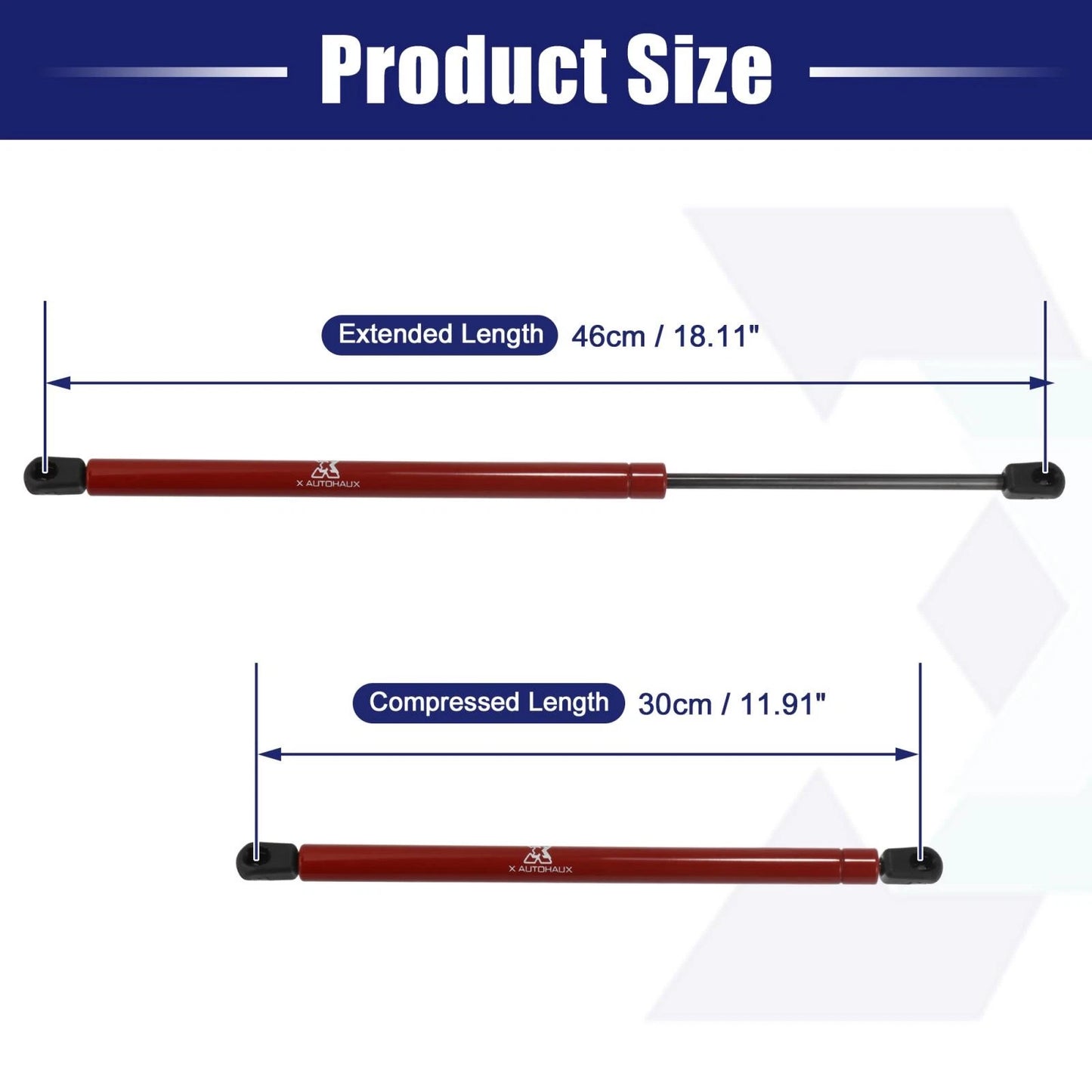 2 x Front Hood Gas Struts for ISUZU D-Max (2005-2010)