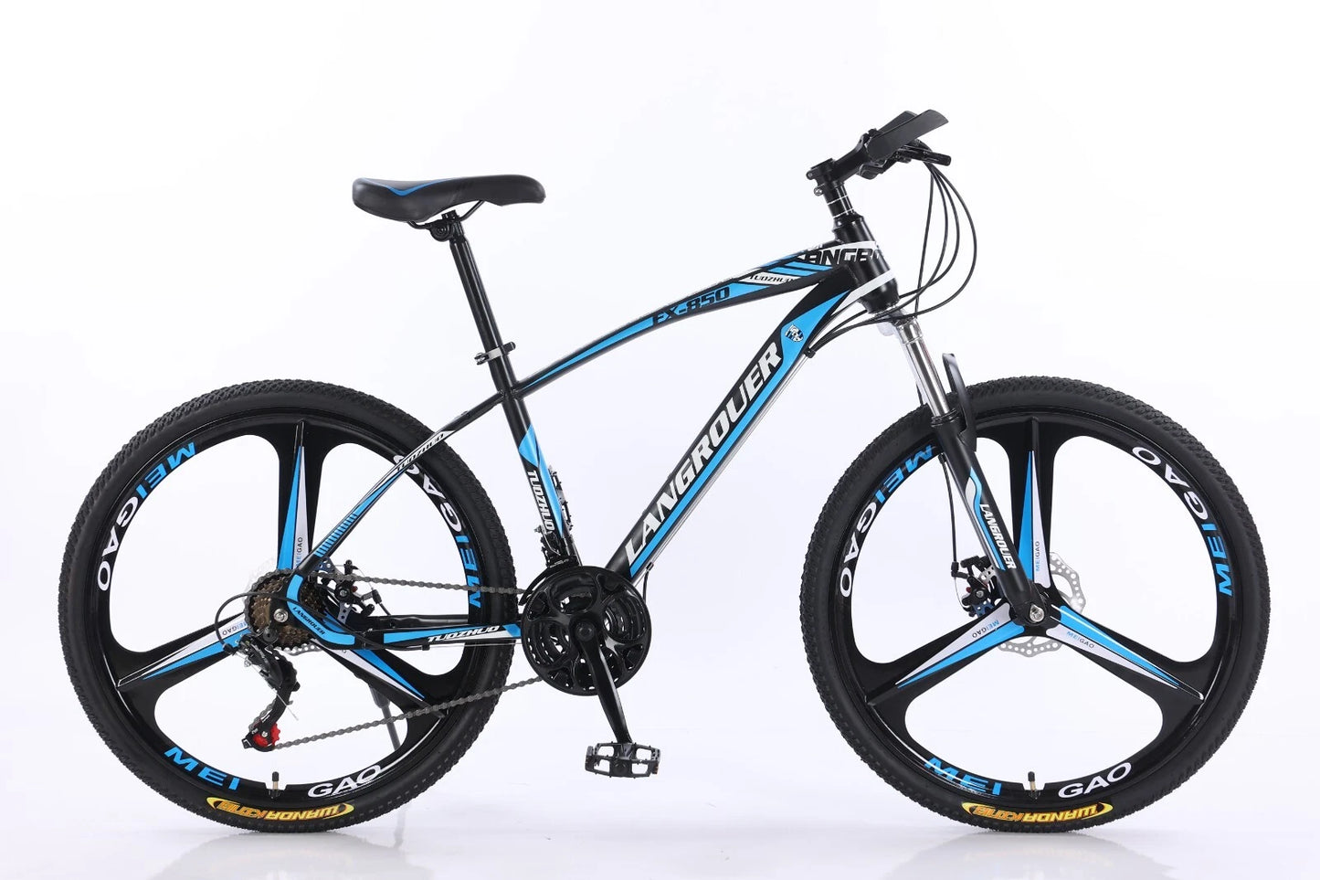 26" 21 Speed Mountain Bike for LANGROUER with 3 Spoke Wheels (2020-2023)
