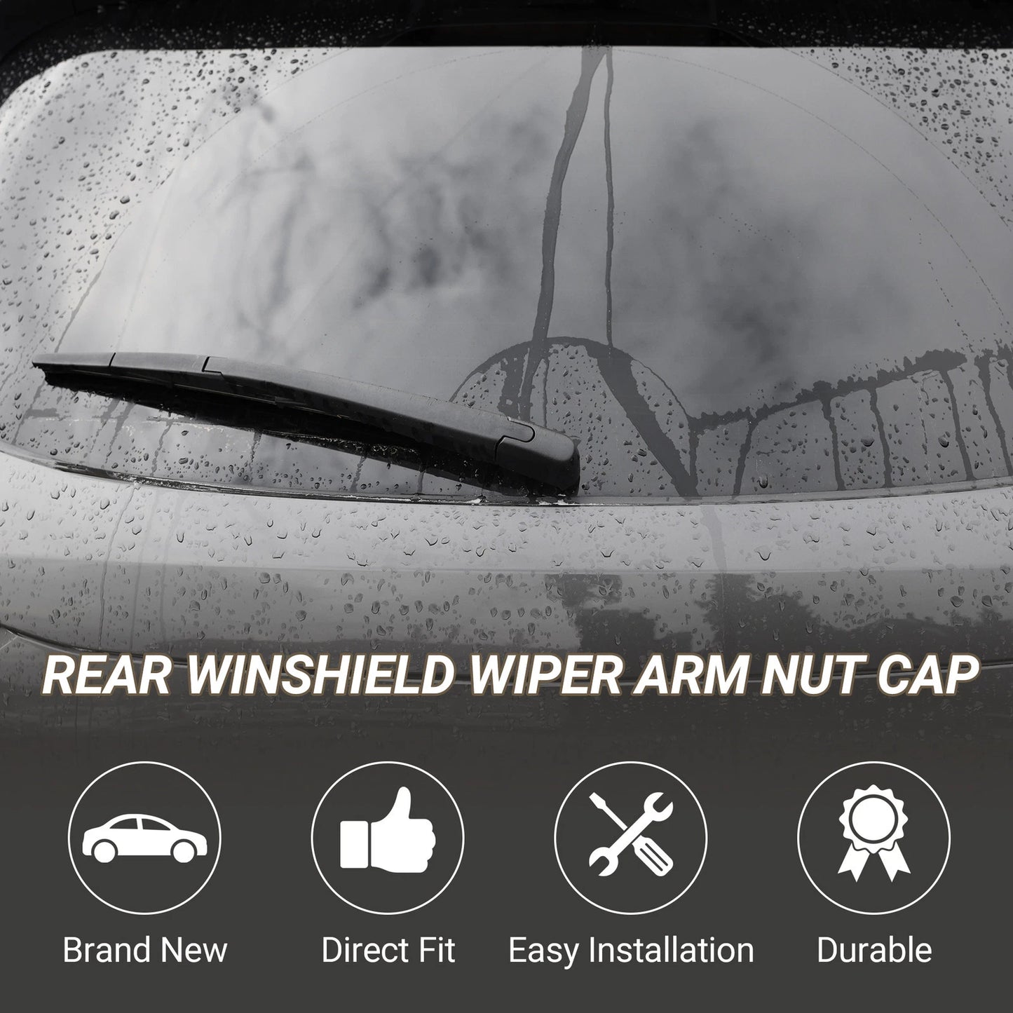 Rear Windshield Wiper Arm Nut Cover for Mazda 3 (2014-2017)