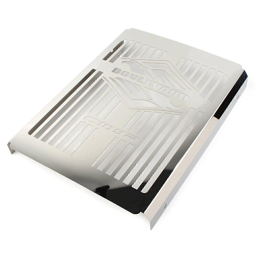 Chrome Steel Radiator Guard Cover for Suzuki Boulevard C109R (2008-2016)