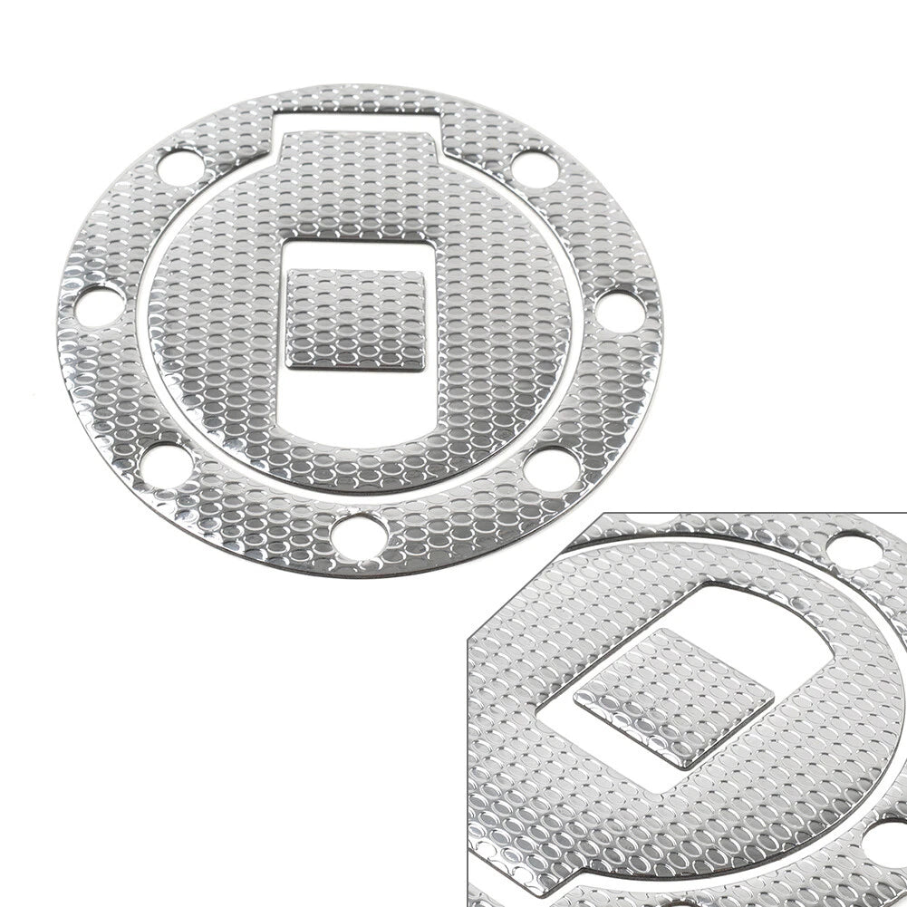 Silver Gas Tank Cap Cover Decal for Yamaha XJR400 1200 1300 (1994-2007)