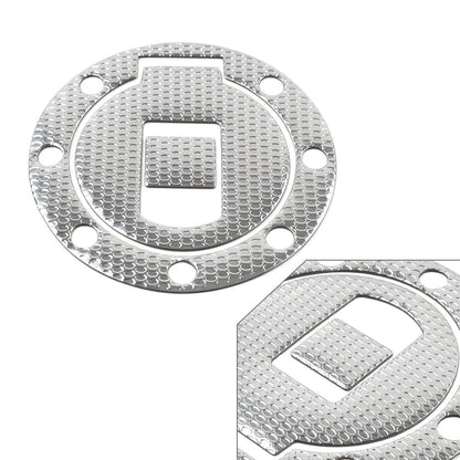 Silver Gas Tank Cap Cover Decal for Yamaha XJR400 1200 1300 (1994-2007)