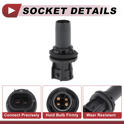 Headlight Side Marker Lamp Socket 2 x for Toyota 4Runner (2013-2021)