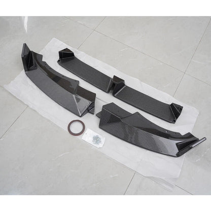 Carbon Black Front Bumper Lip Spoiler for BMW X6 G06 M Sport (2023-Up)