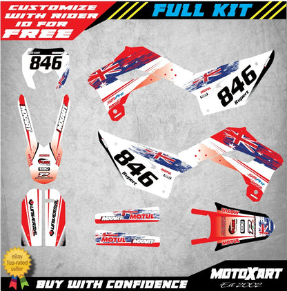 Custom Graphic Kit AUSSIE PRIDE for Sherco Enduro (2017-2020)