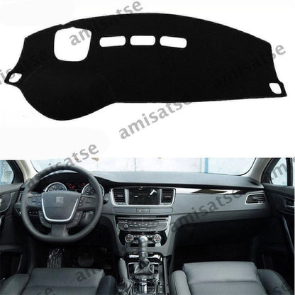 Dashboard Cover for Peugeot 508 (2010-2015) Non-Slip Sun Shade Carpet Pad
