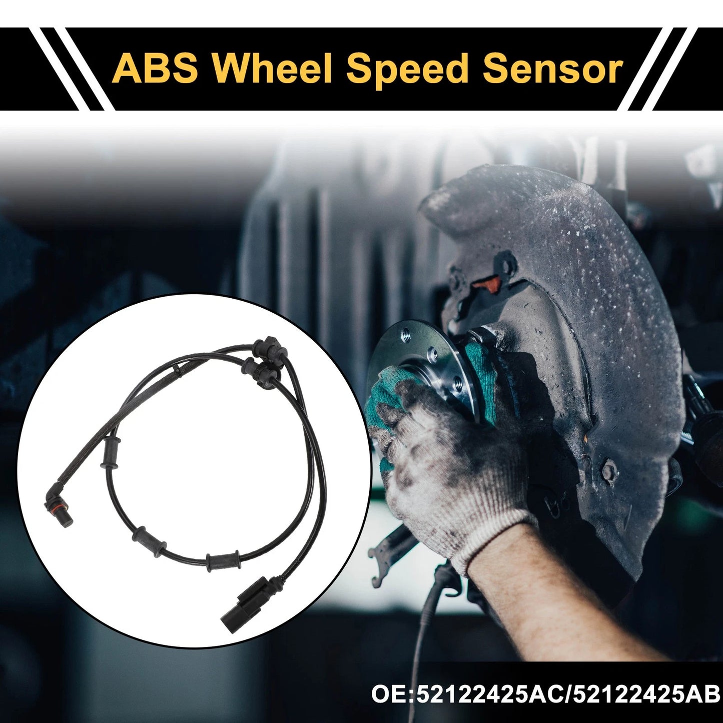 ABS Wheel Speed Sensor for Dodge Ram 2500 Front Left & Right (2003-2010)