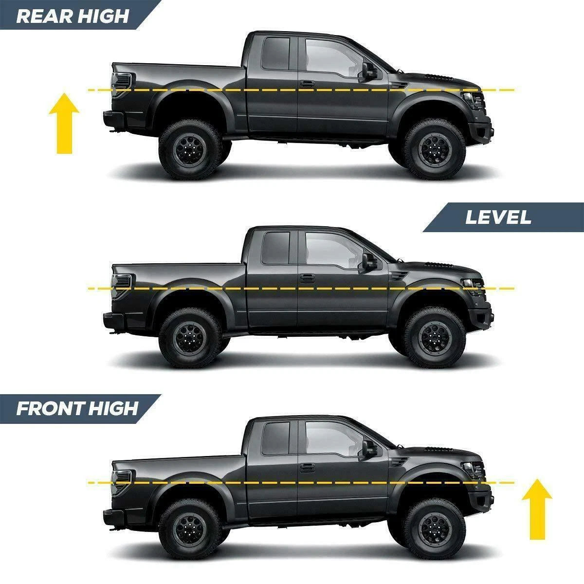 2 x 2.5" Front & 2" Rear Lift Kits for Toyota Hilux VIGO REVO (2005-ON)