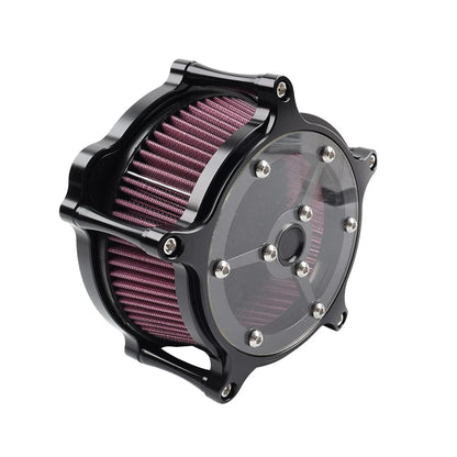 Red Air Cleaner Intake Filter Kit for Harley Sportster XL883 XL1200 (1991-2023)