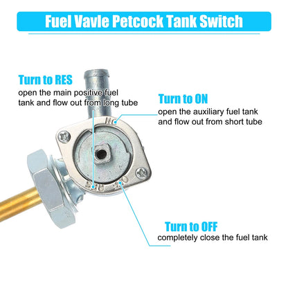 Fuel Valve Petcock Gas Tank Switch for Honda CB1 NSR250 MC21 NC29
