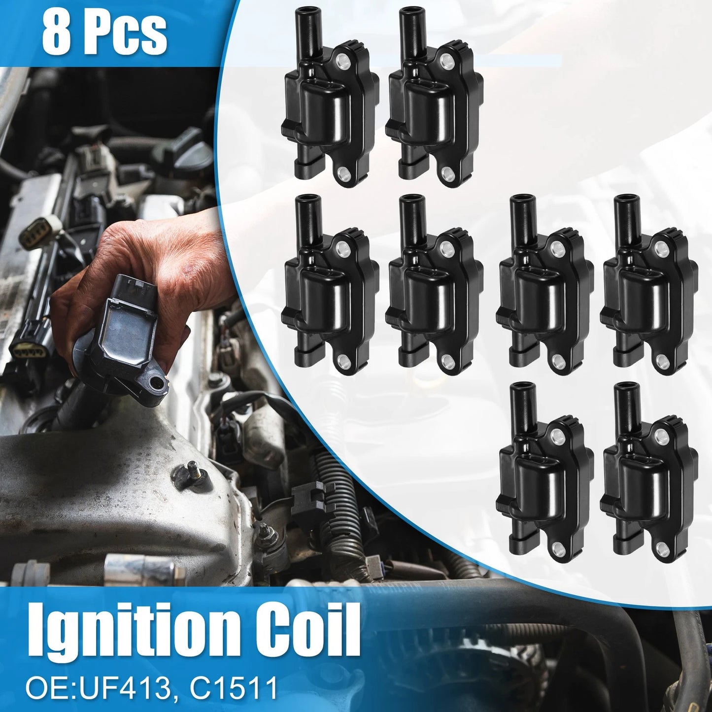 8 x Ignition Coils for Chevrolet Camaro & Caprice