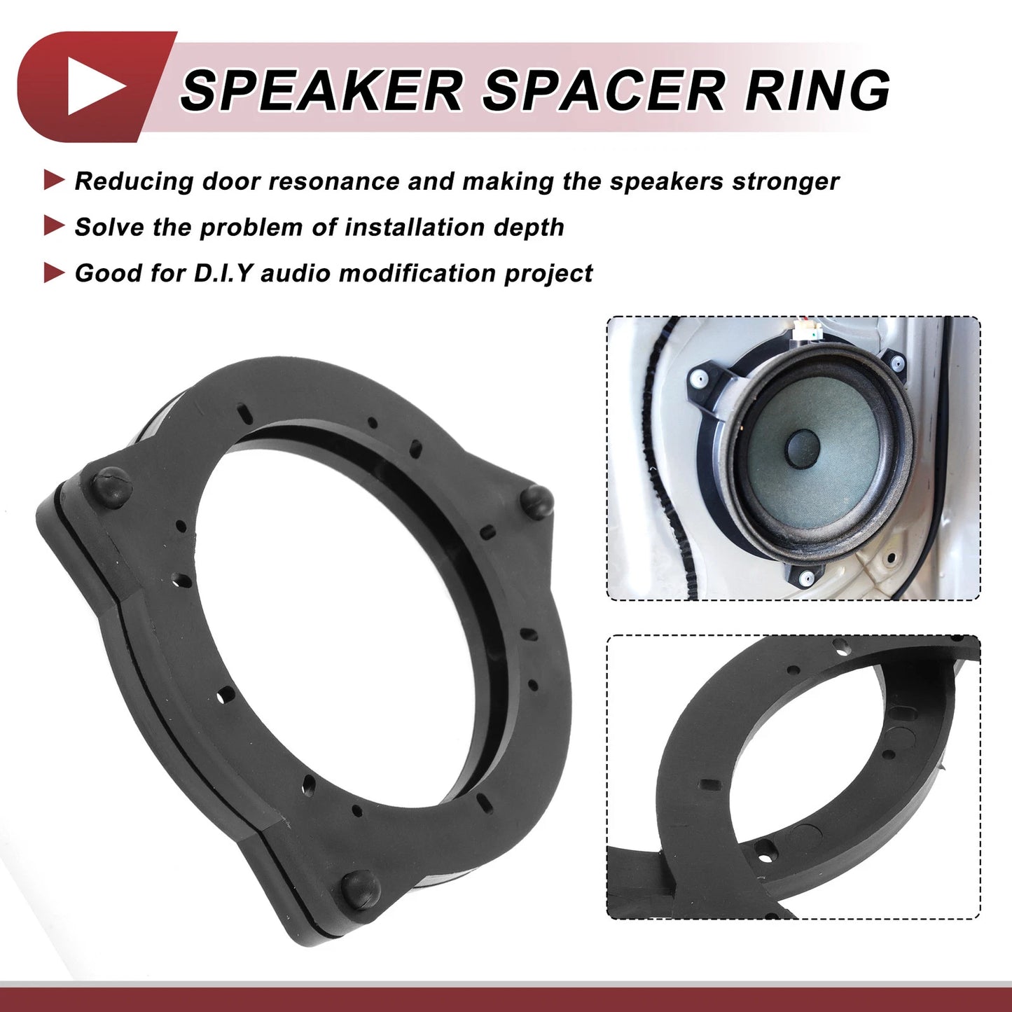 Speaker Spacer Ring Adaptor 6.5" Front Doors for BMW 230i (2017-2021)