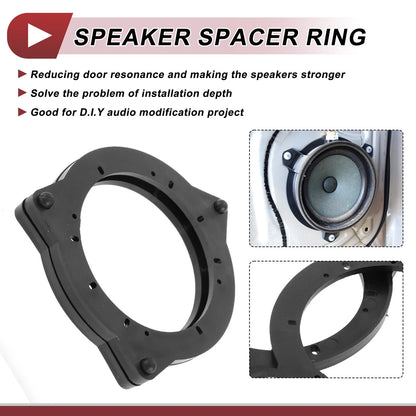 Speaker Spacer Ring Adaptor 6.5" Front Doors for BMW 230i (2017-2021)