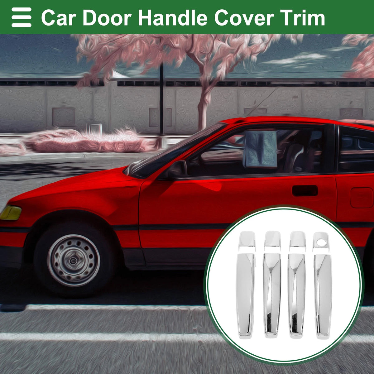 Door Handle Cover Trim & Side Door Handle Cover for Chevrolet Camaro(2010-2015)