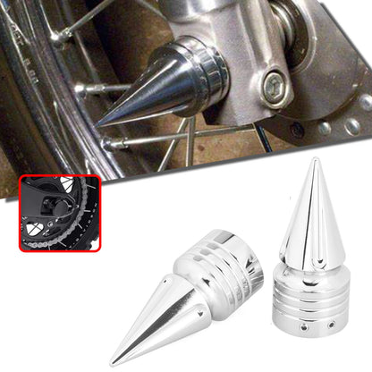 2 x 29mm Front Axle Nut Caps for Harley Davidson Dyna/Sportster