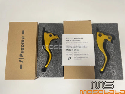 Short Brake Clutch Levers for Harley Sportster Custom Roadster Iron (2004-2023)