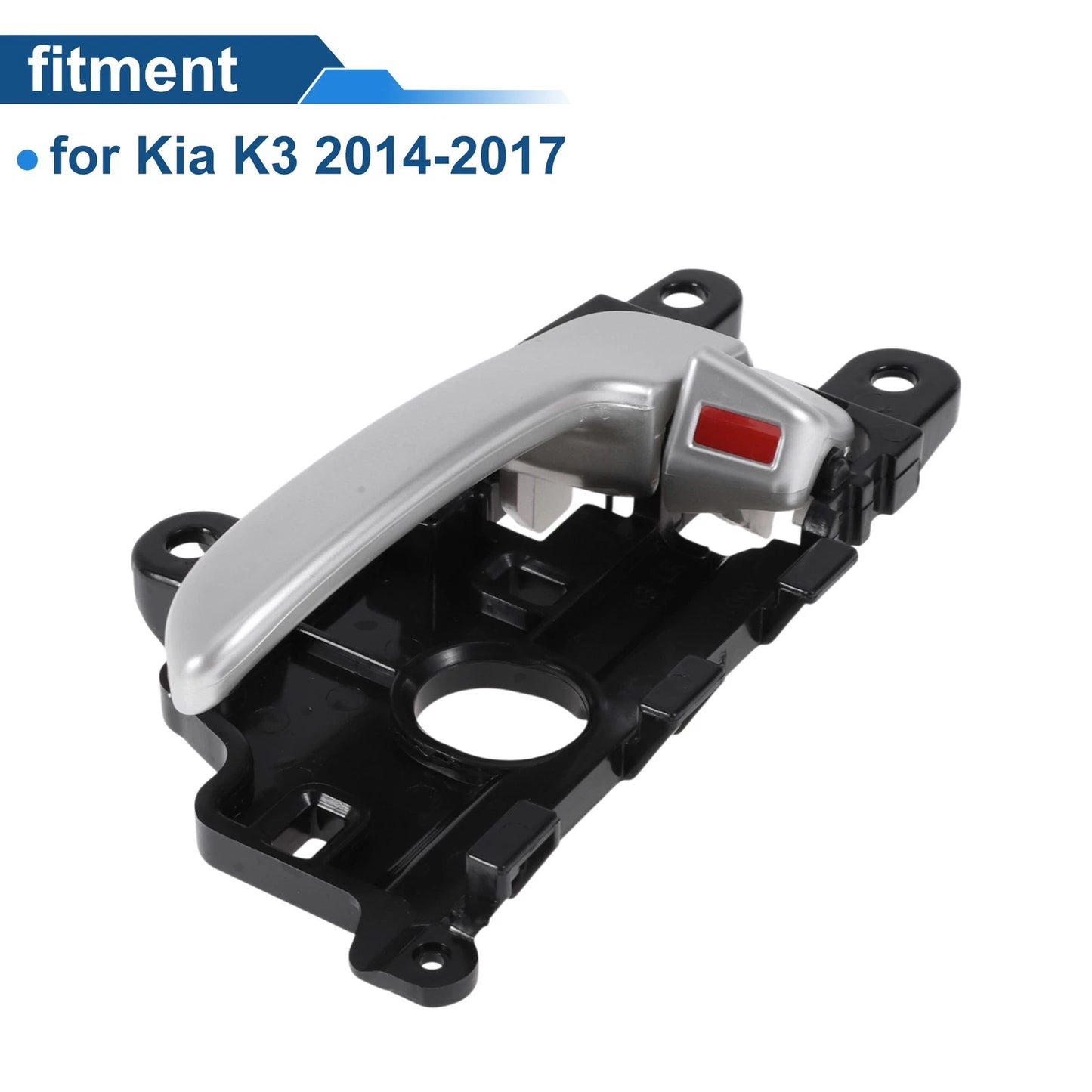 Front Passenger Side Door Handle for Kia K3 (2014-2017) Black Chrome