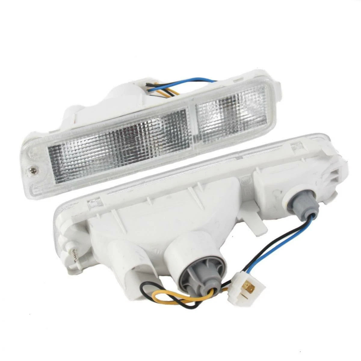 Bumper Lights Fog Driving Lamp L+R Fits 1996-05 Mitsubishi Strada Colt Ute Truck