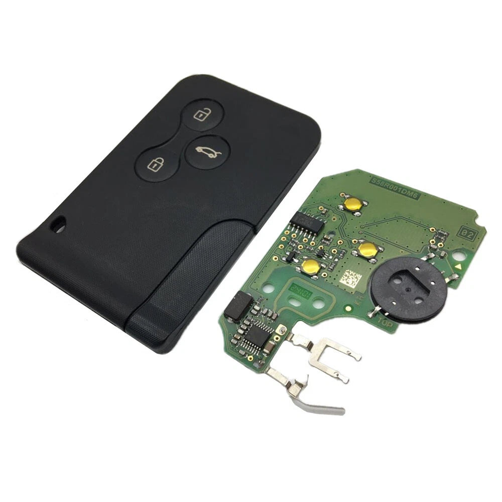 3 buttons Smart Key FOB 434Mhz ID46 Chip fit for Renault Megane Scenic Grand