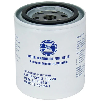 Uni Marine Clear Bowl Fuel Filter Water Separator Kit for Outboard Engines