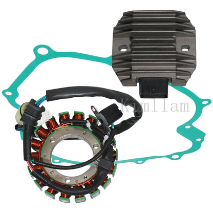 Stator Coil, Regulator, Gasket for Yamaha YFM660FA Grizzly 660 (2002-2008)