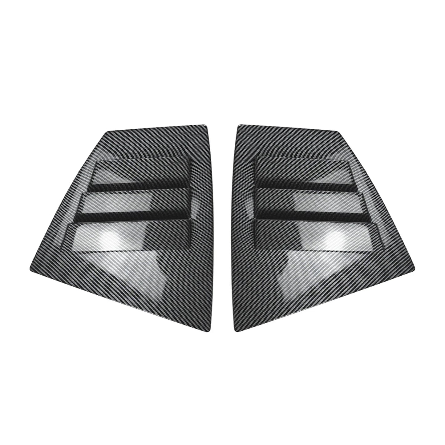 Rear Window Louver Trim for Subaru WRX STI (2014-2021) 2 x Carbon Look