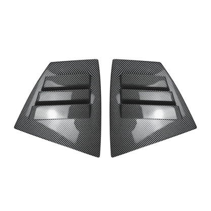Rear Window Louver Trim for Subaru WRX STI (2014-2021) 2 x Carbon Look