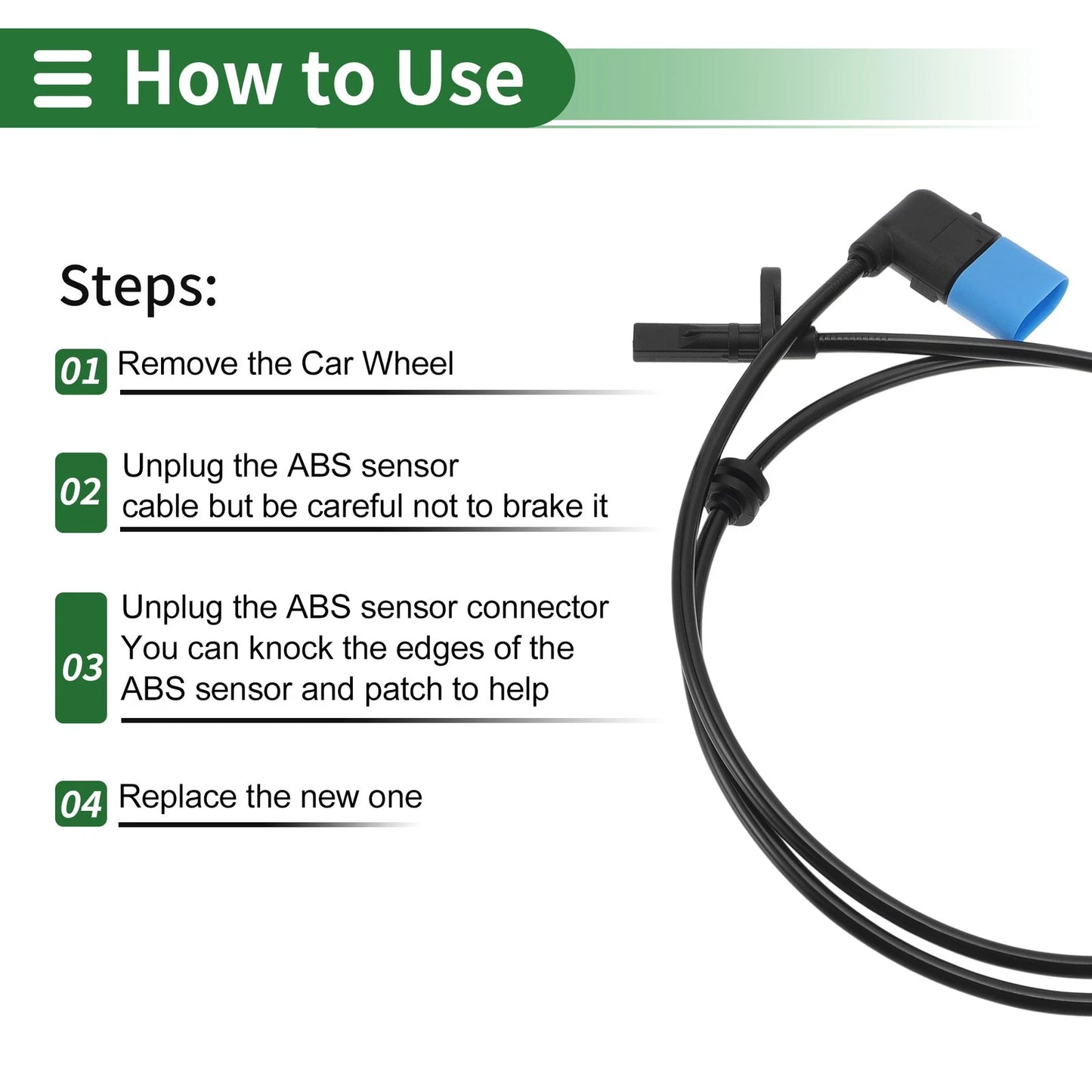 ABS Wheel Speed Sensor for Mercedes-Benz CLA250 (2014-2019)