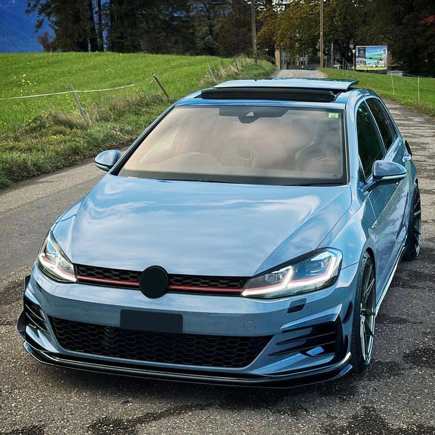 Gloss Black Side Air Vent Trims for VW Golf 7.5 GTI (2017-2020)