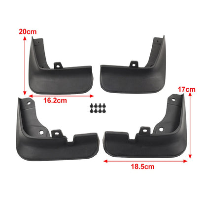 4pcs Mud Flaps Splash Guards for Mazda 3 Axela Hatchback (2014-2018)