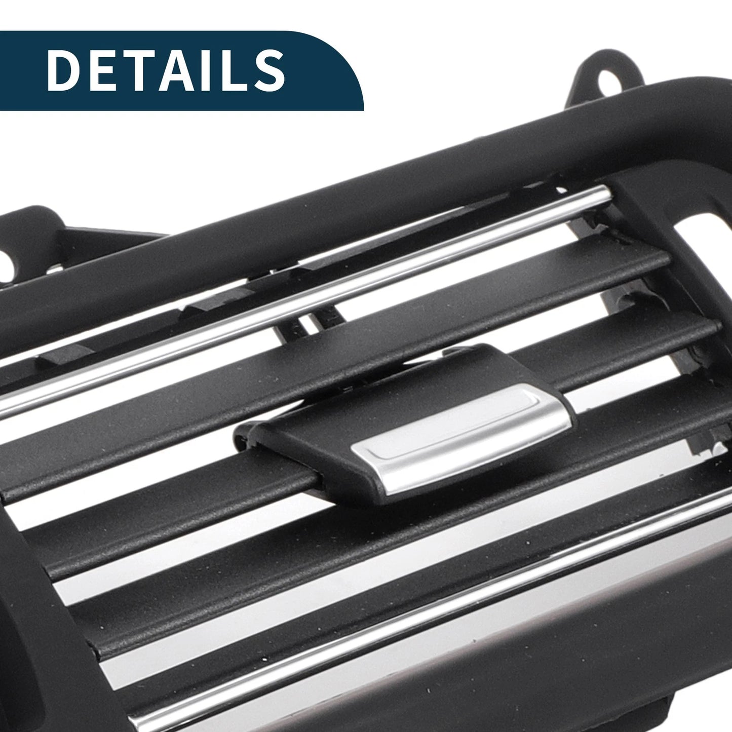 A/C Outlet Dash for BMW 550i 2010-2015 Black Silver Tone