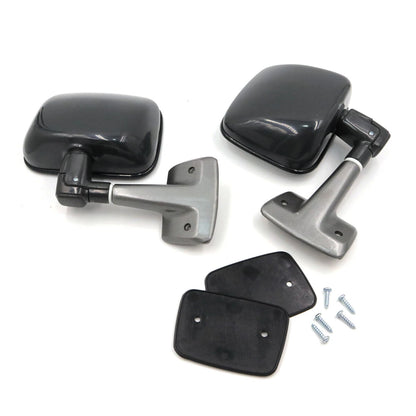 Black Side Door Mirror Set for Toyota Land Cruiser BJ60 FJ60 HJ60 HJ61 1980-1990