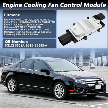 Engine Cooling Fan Control Module for Ford Fusion, Taurus, Lincoln (2006-2012)