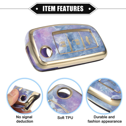 3 x Button Smart Key Fob Case Cover for Nissan Rogue Frontier (2014-2023)