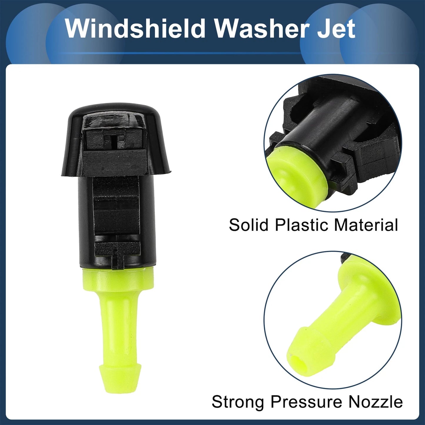 Windshield Washer Nozzle With Gasket Fluid Hose for Dodge