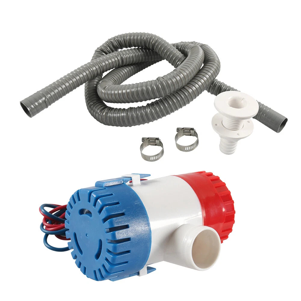 Submersible Sump Water Bilge Drainage Pump 12V for Boat Yacht