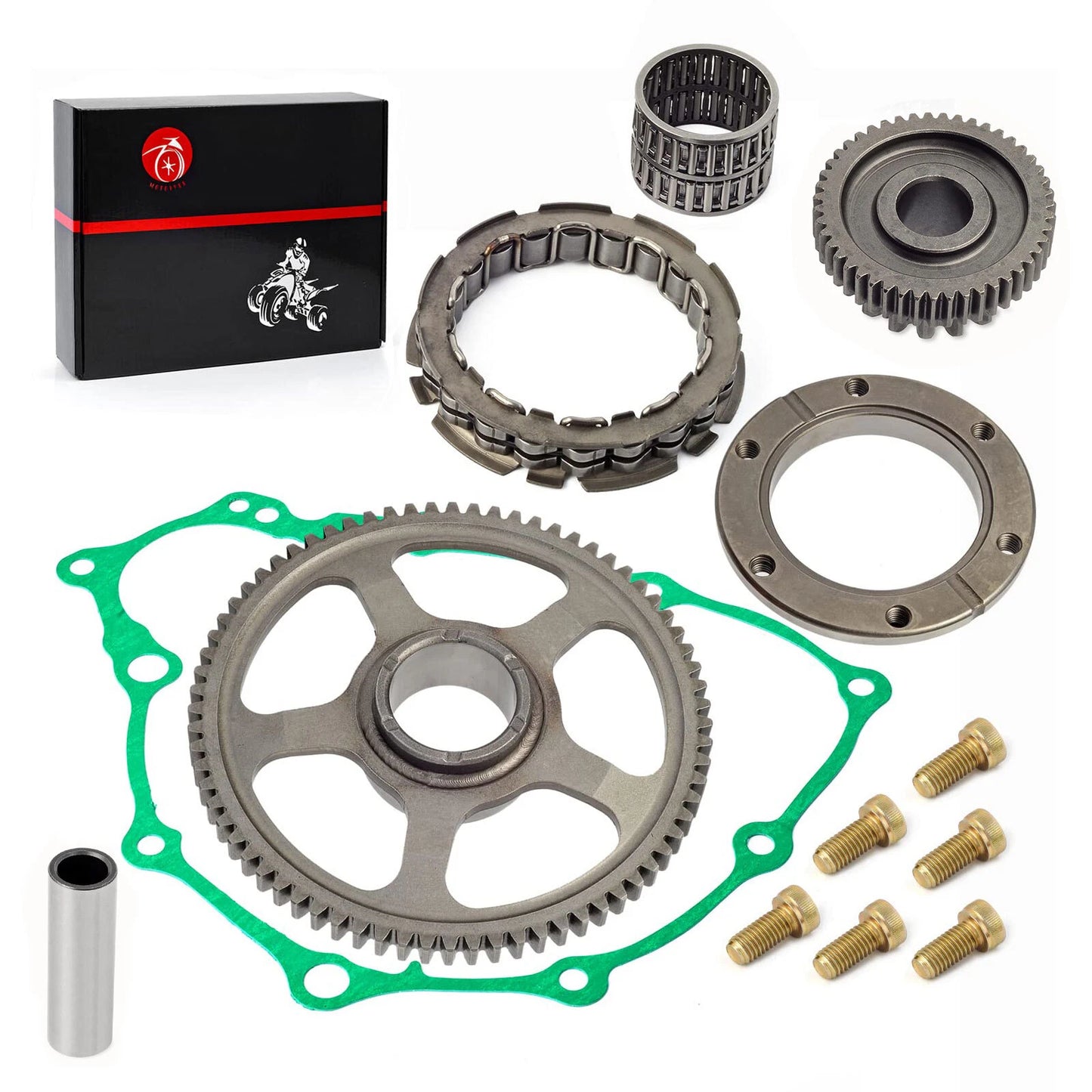 Starter Clutch for Honda TRX400EX 1999-2008, One Way Bearing & Gasket