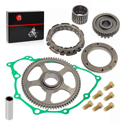 Starter Clutch for Honda TRX400EX 1999-2008, One Way Bearing & Gasket