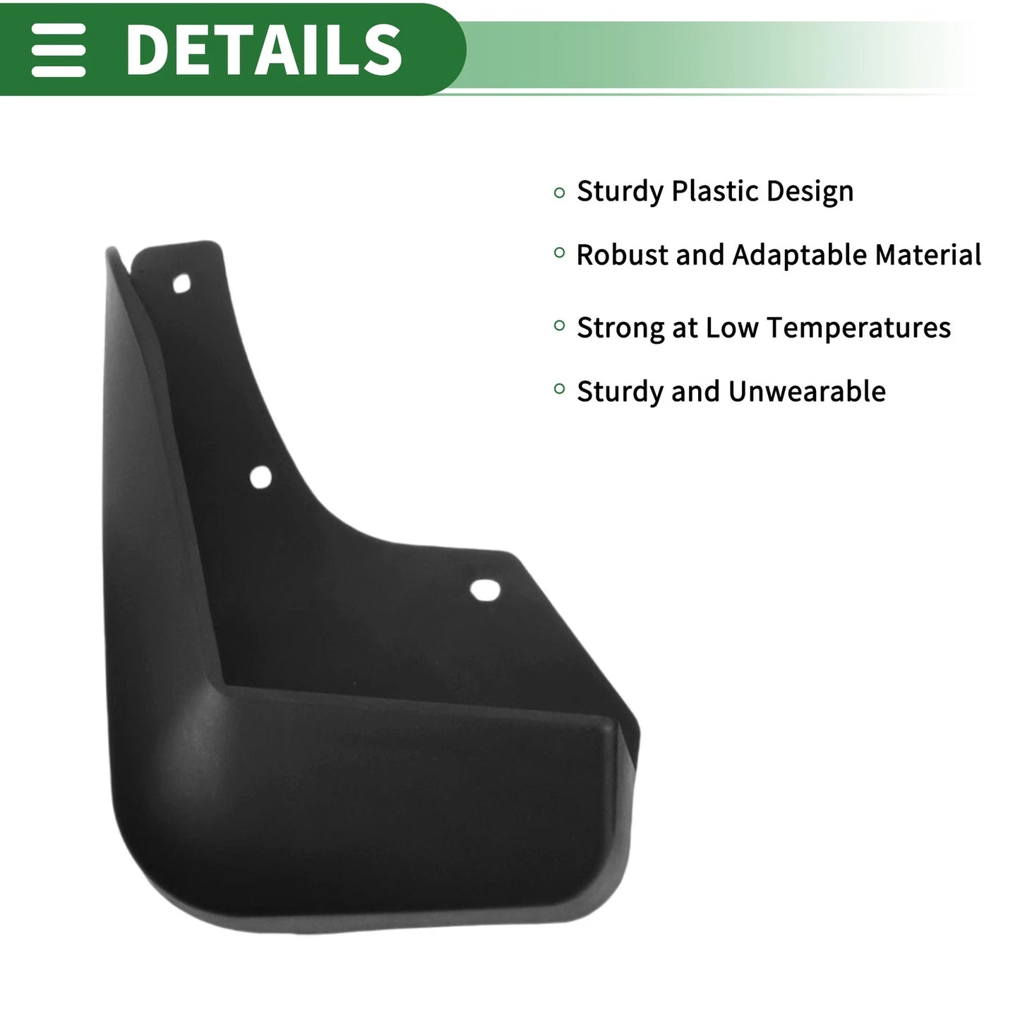 Mud Flaps Splash Guards for Chevrolet Captiva Sport (2015-2019)