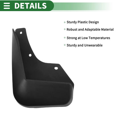 Mud Flaps Splash Guards for Chevrolet Captiva Sport (2015-2019)
