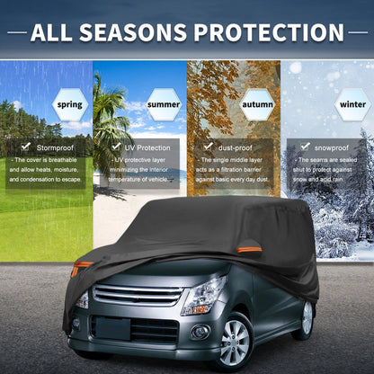 Waterproof Aluminum Film Car Cover for Suzuki WagonR