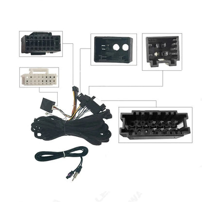 16Pin Car Power Wiring Harness Cable w/ Canbus Box for 2006-2013 Benz W221