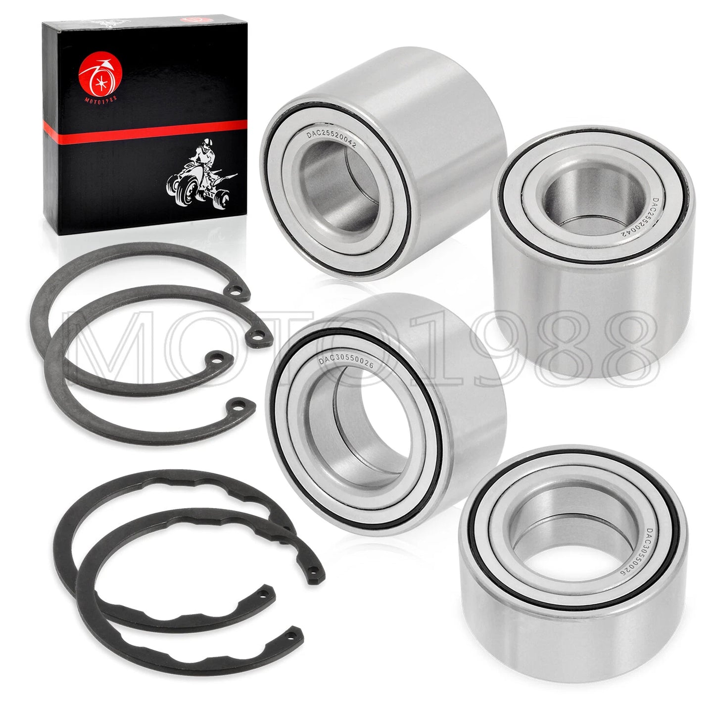 2 x Wheel Bearing Circlip for Kawasaki Brute Force 750 KVF750 4x4i (2007–2011)