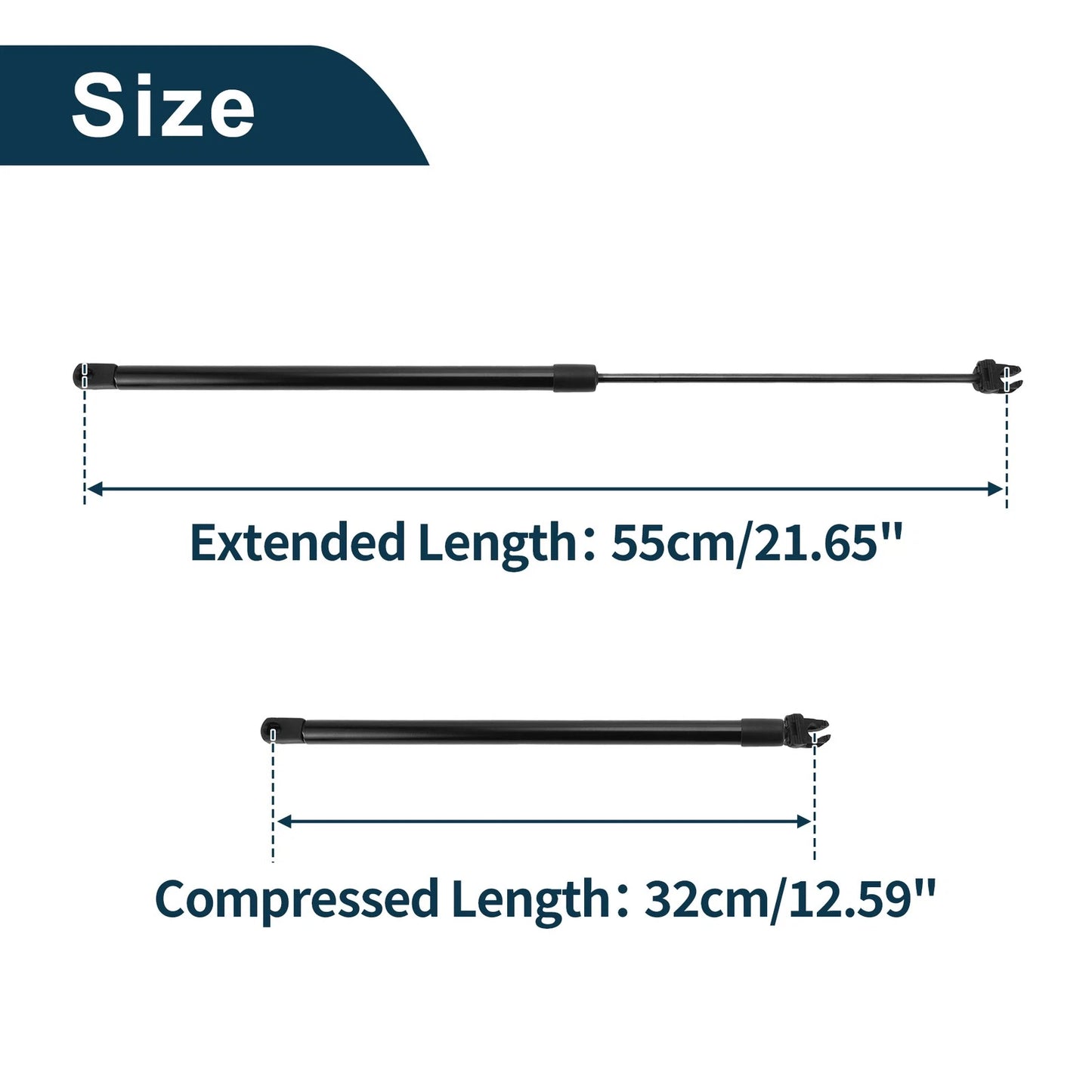 Front Hood Lift Supports Struts Gas Spring for Chrysler Concorde