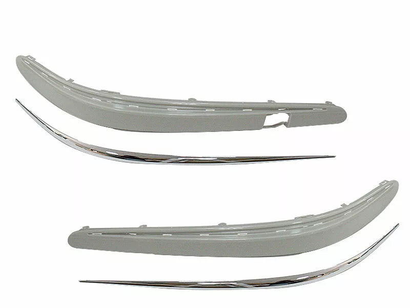 Bumper Molding Stripe + Chrome Trim for Mercedes Benz W211 (2003-2006)