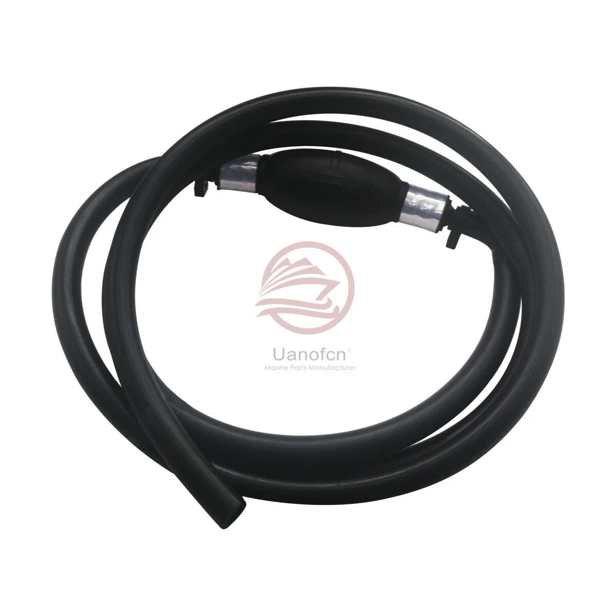 Universal 3/8" Marine Outboard Fuel Hose Assembly w/ Primer Bulb for All Models