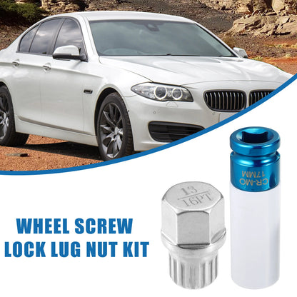 13/16" Wheel Screw Lock Lug Nut Set for BMW