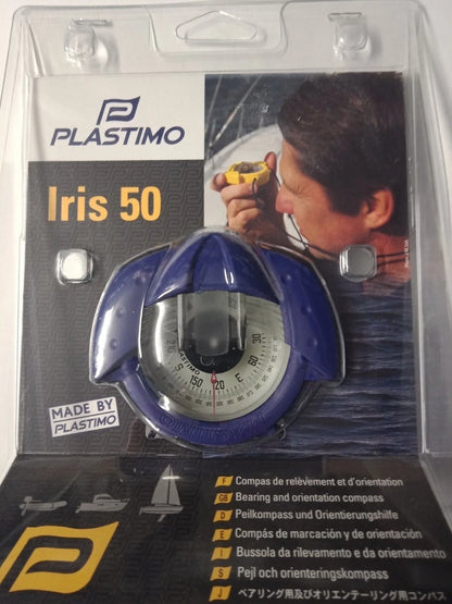 Scout Compass PLASTIMO Iris 50 Hand Bearing Compass for Marine Use