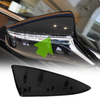 Right Side Door Mirror Upper Cover Housing Black for Lexus ES LS UX RC (2019-2022)