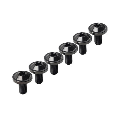 6 x M6x10mm Titanium Alloy Torx Head Bolts for Bike Motorcycle